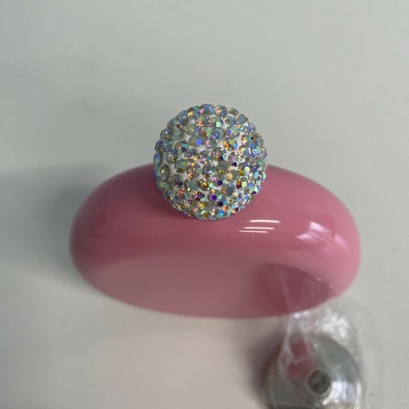 Pink Flask Stainless Steel Total Glam Rhinestone Cap Funnel BOTTOM DOLLAR SALE!! - Picture 2 of 11